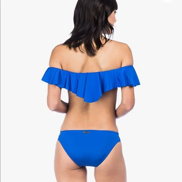 NWT Tina Turk Monaco Solid Swim Top - Picture 2 of 8